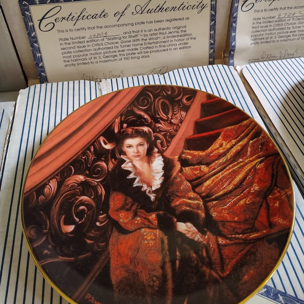 Gone with the Wind Plates